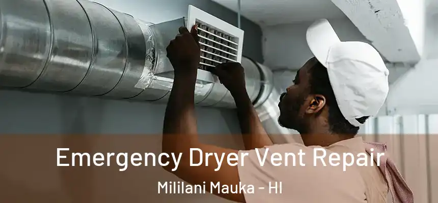  Emergency Dryer Vent Repair Mililani Mauka - HI